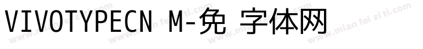 VIVOTYPECN M字体转换